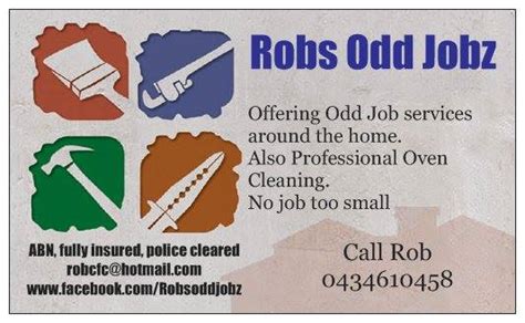 odd jobs perth|Robs Odd Jobz .